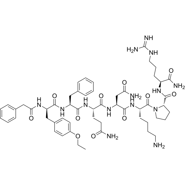 (Phenylac1,D-Tyr(Et)2,Lys6,Arg8,des-Gly9)-Vasopressin 129520-65-6